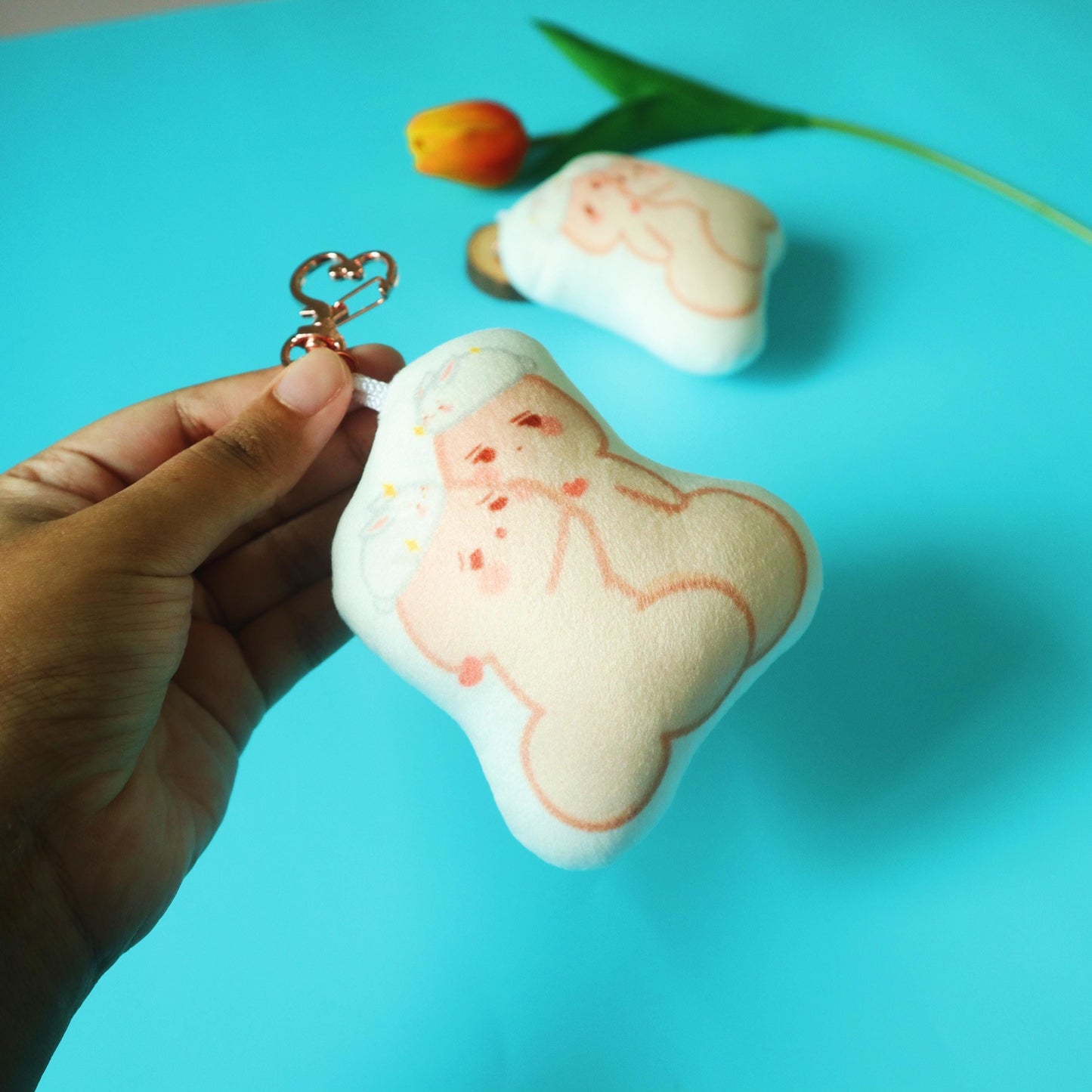 Chibi Penis Cute Plushie Keychain - Yaoi/BL Manhwa Uke-chin Seme-chin