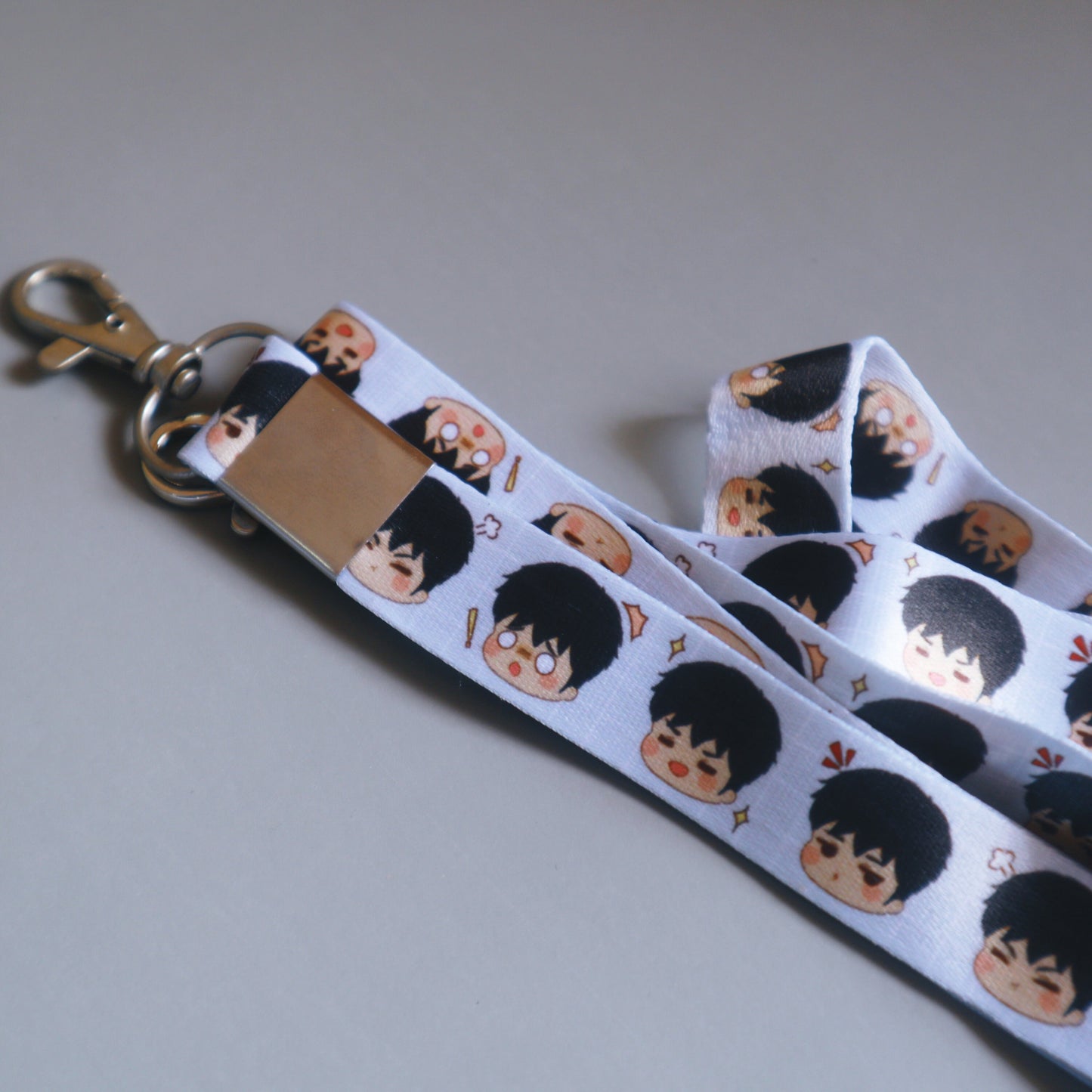 Jellie's World Ellie Lanyard- Kawaii Chibi Faces Lanyard