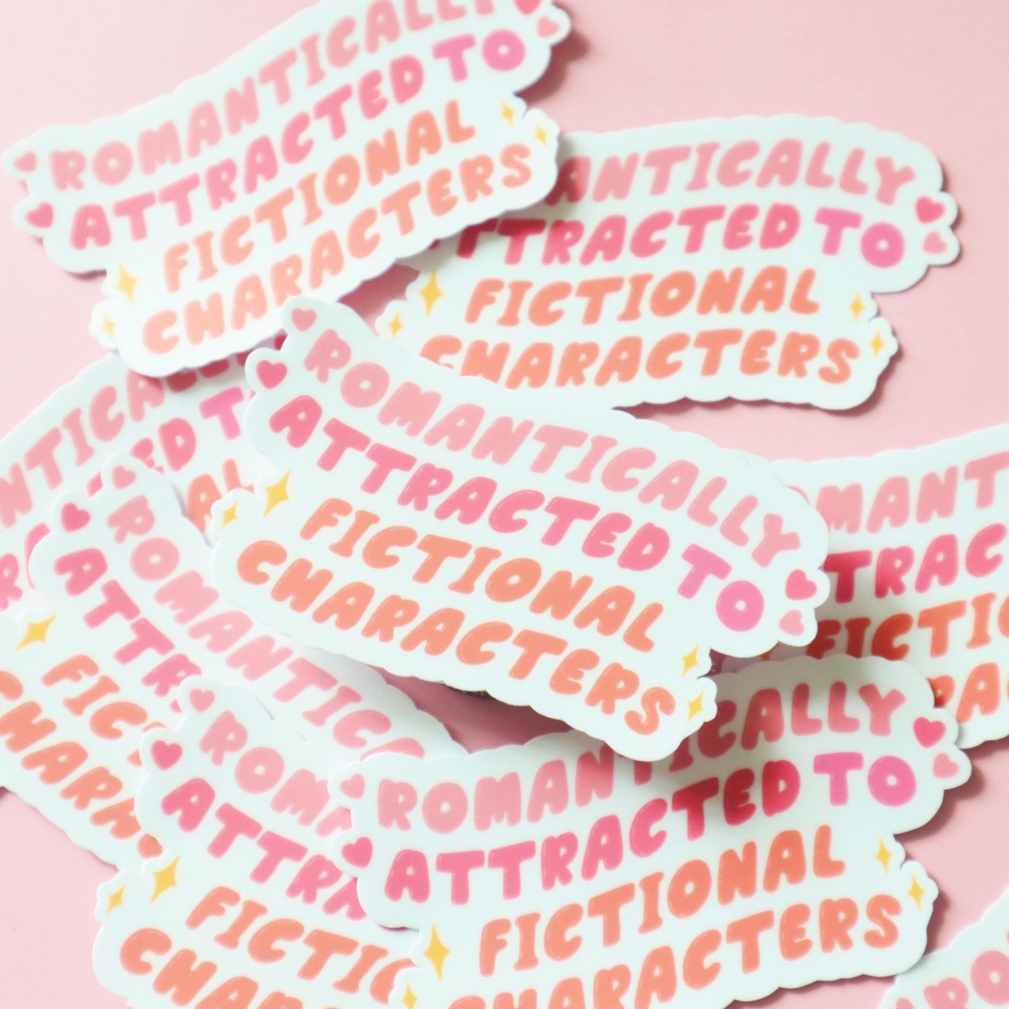 Romantically Attracted to Fictional Characters- Funny BL/Yaoi Manga/Manhwa Sticker-JelliesWorld Waterproof Matte/Glossy Laptop Decal Sticker