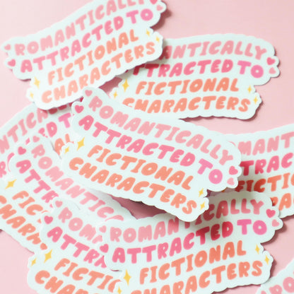 Romantically Attracted to Fictional Characters- Funny BL/Yaoi Manga/Manhwa Sticker-JelliesWorld Waterproof Matte/Glossy Laptop Decal Sticker