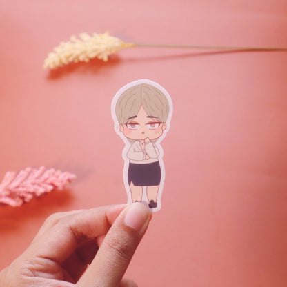 On or Off BL Chibi Sticker Set -  Waterproof Glossy