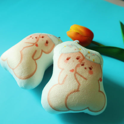 Chibi Penis Cute Plushie Keychain - Yaoi/BL Manhwa Uke-chin Seme-chin
