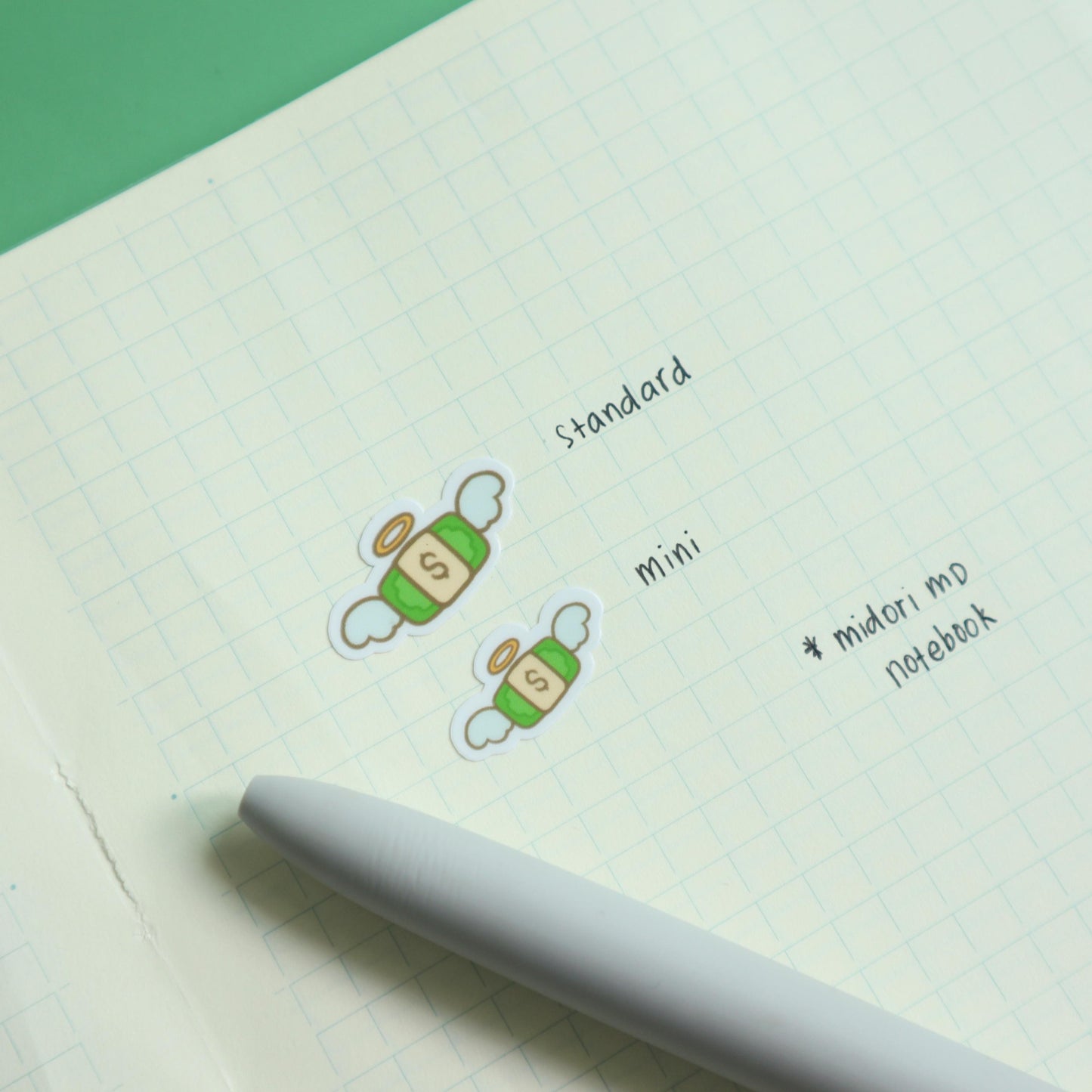 Money Flying Hobonichi Stickers - Finances Bujo/Bullet Journal Planner Stickers - Matte/Glossy