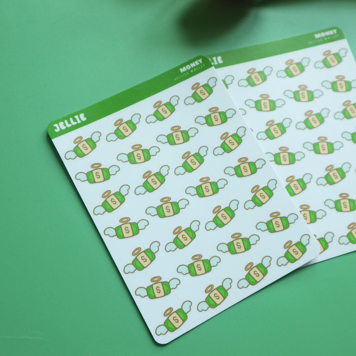 Money Flying Hobonichi Stickers - Finances Bujo/Bullet Journal Planner Stickers - Matte/Glossy