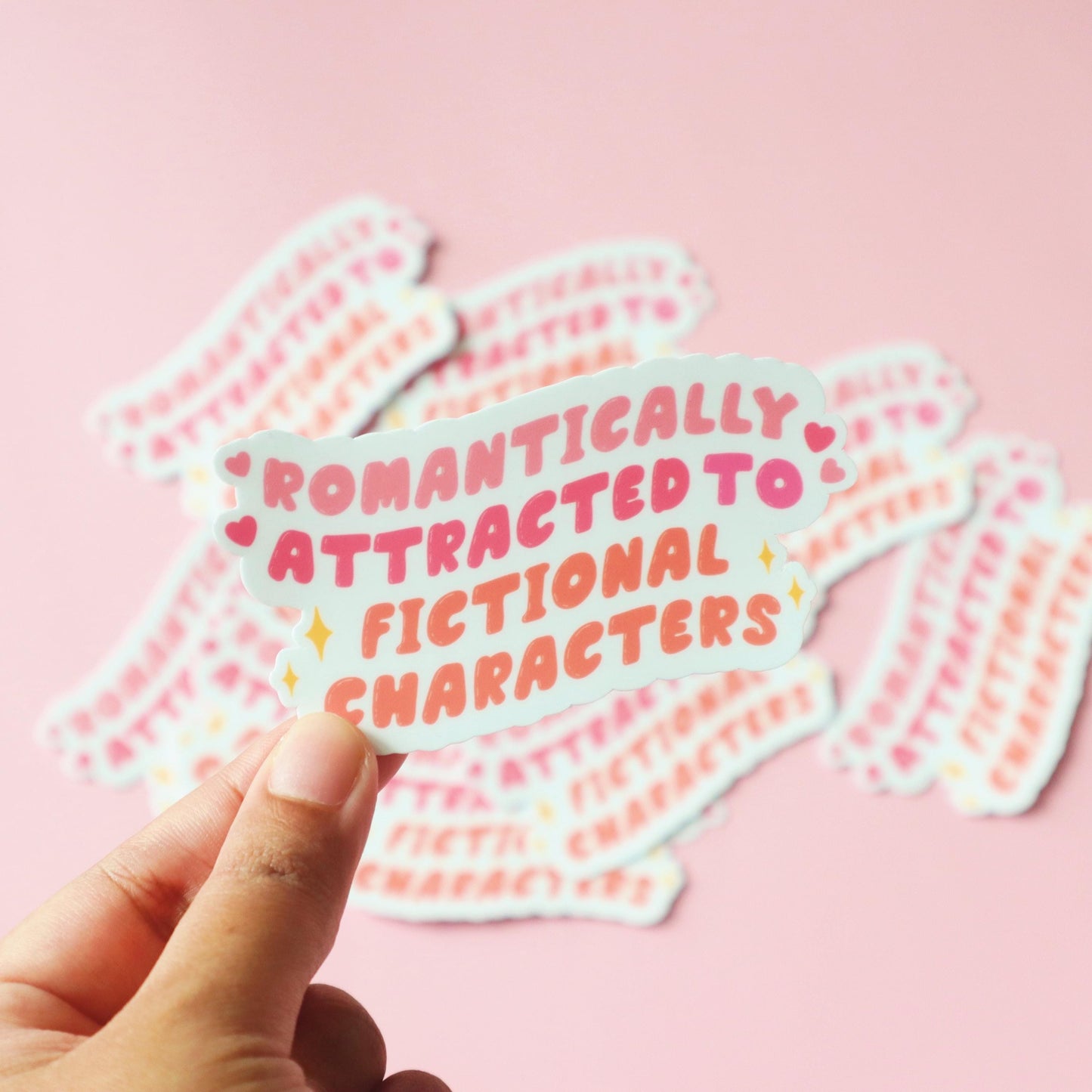 Romantically Attracted to Fictional Characters- Funny BL/Yaoi Manga/Manhwa Sticker-JelliesWorld Waterproof Matte/Glossy Laptop Decal Sticker
