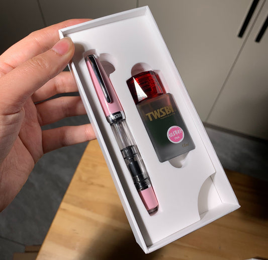 TWSBI Mini 580 Sakura Pink Fountain Pen & Ink Gift Set - Limited Edition-