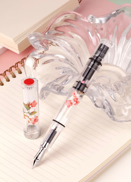 TWSBI ECO Flos Campsis (Floral) Fountain Pen - Mother's Day Limited Edition