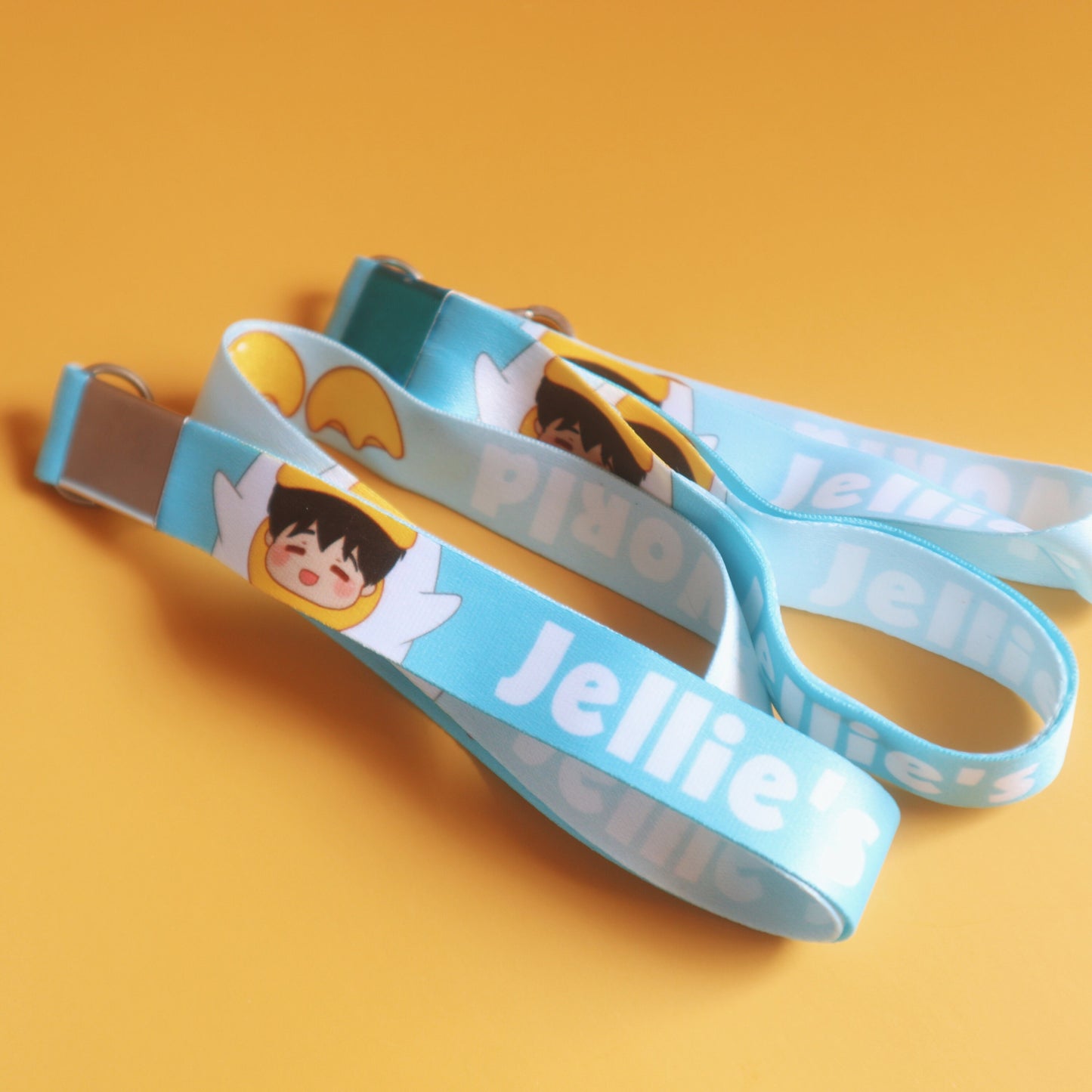 Jellie's World Ellie Lanyard- Kawaii Chibi Faces Lanyard